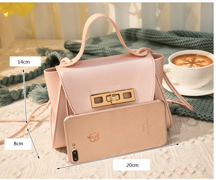 Solid Crossbody Shoulder Bag