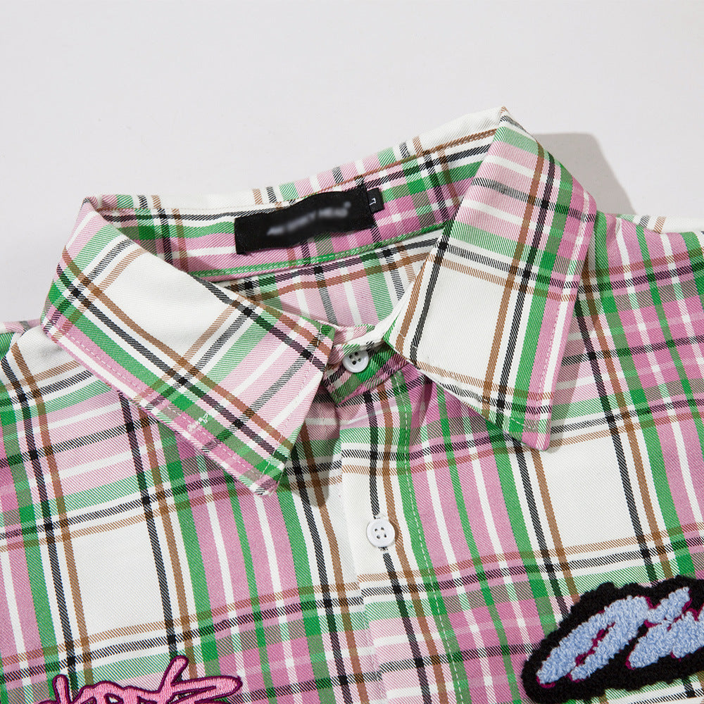 Loose American Street Casual Polo Collar Cardigan Shirt Coat