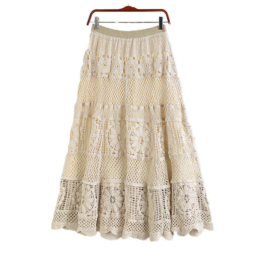 Women's Fashion Loose Hollow Handmade Skirt
