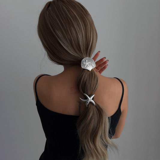 European And American Alloy Ponytail Hair Tie For Women Simple And Stylish Headwear