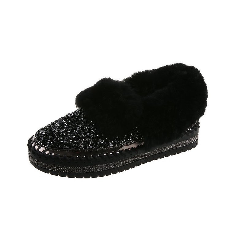 One-legged Shallow Mouth Single Shoes Casual Home Loafers