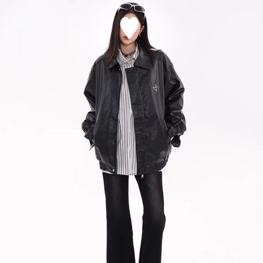 Jacket Turn-down Collar Coat Women