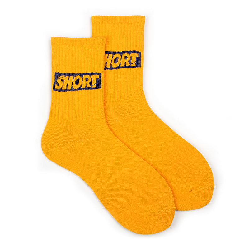 Street Men's Hip-hop Basketball Socks College Style
