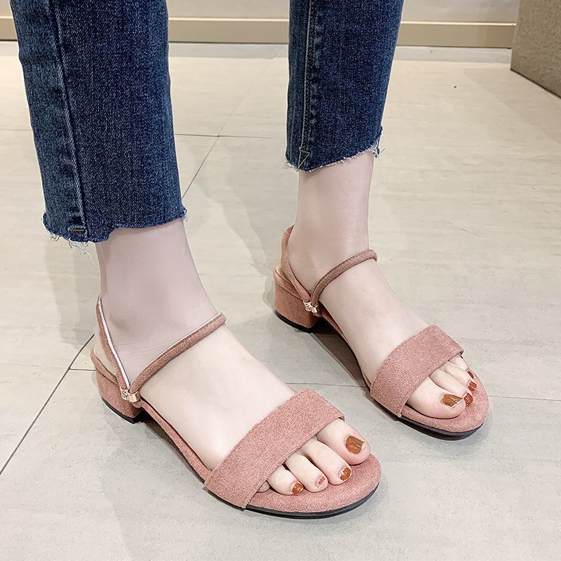 Women's Korean-style Low-heeled Sandals