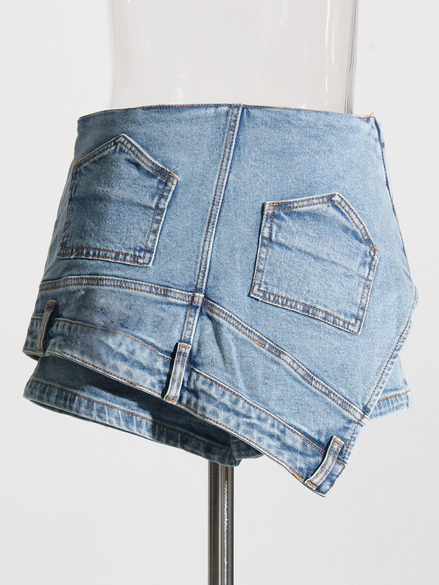 Personlige Denim Shorts til Kvinder