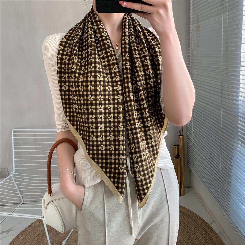 Fashion Home Color Leopard Twill Scarf