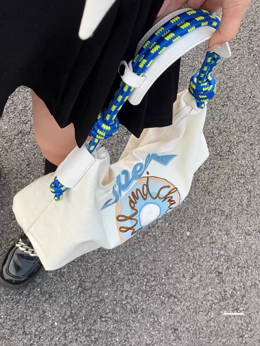 Women's Cute Niche Canvas Bag All Match Commuting