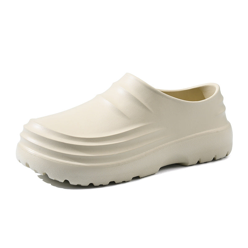 Kitchen-specific Non-slip Workwear And Waterproof Slippers
