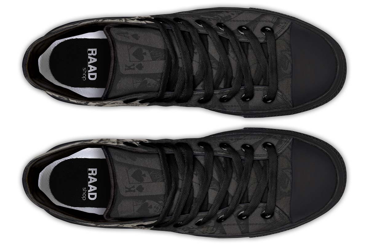 Printed Couple High-top Canvas Shoes