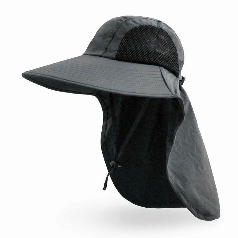 Mesh Breathable Big Brim Summer Outdoor Sunshade Sun Protection Hat Children