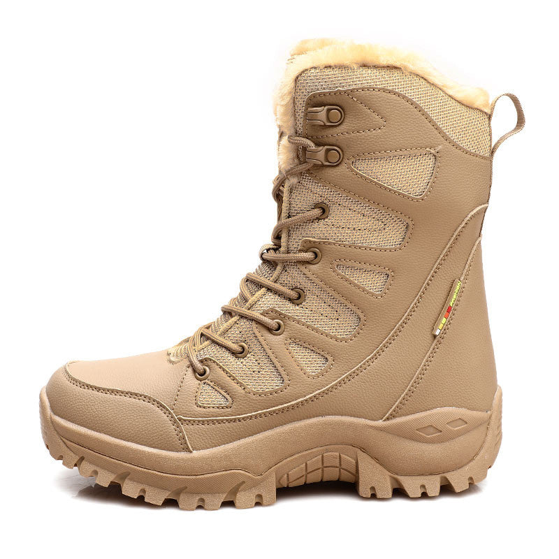 High-top Cotton Shoes For Lovers To Keep Warm In Winter And Thicken With Velvet
