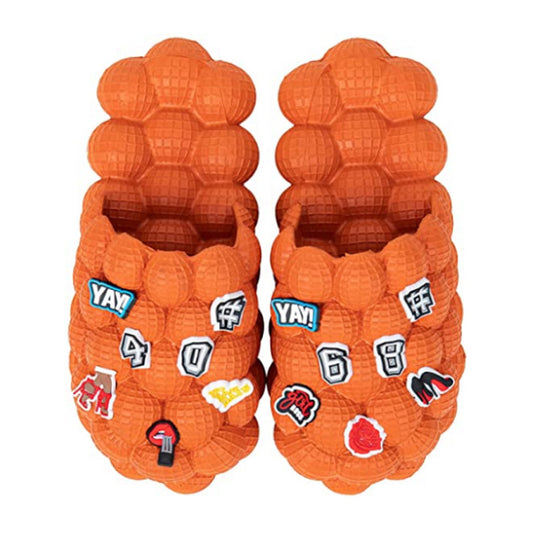 Men's And Women's Fashion Simple Solid Color Grape Particles Slippers