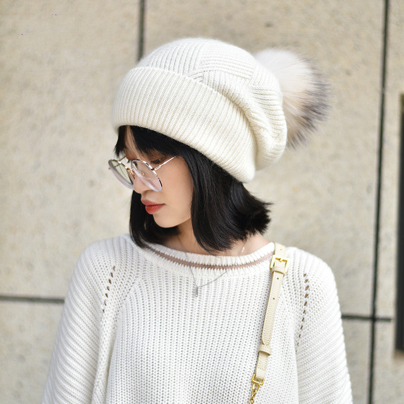 Women's Warm Ear Protection Wool Hat