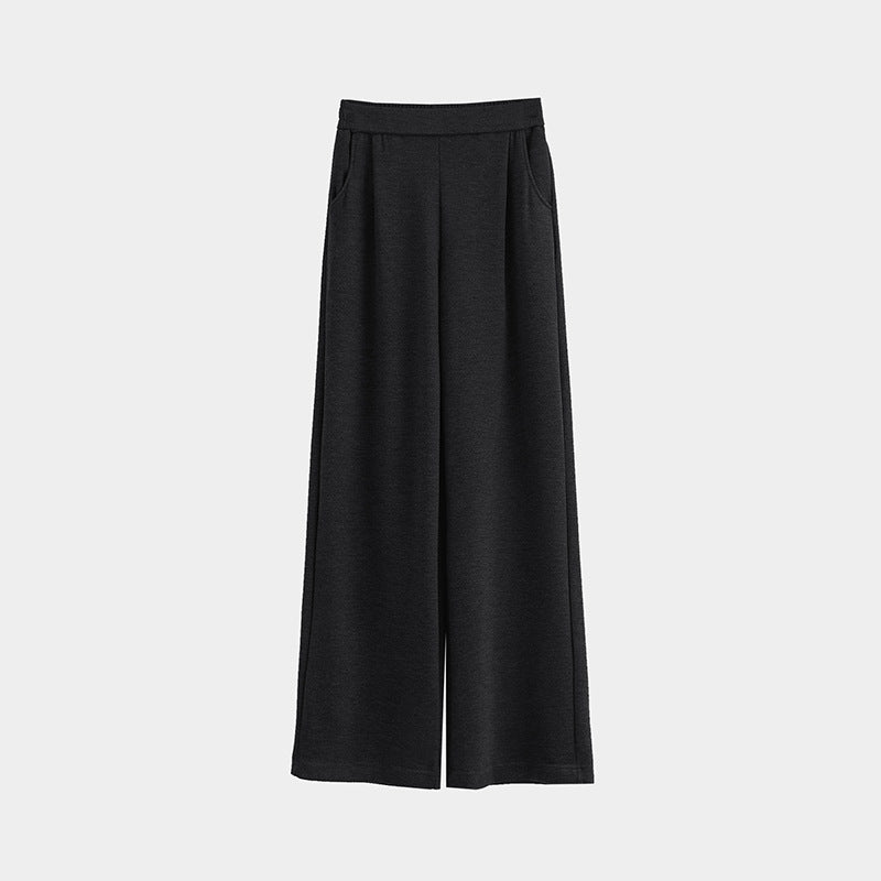 Casual Style High Waist Wide Leg Straight New Casual Pants For Women