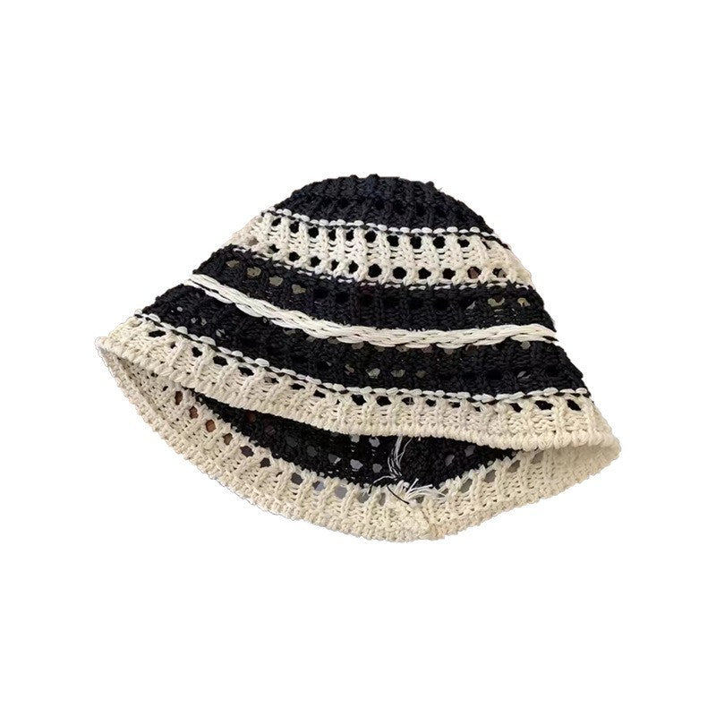Handmade Woven Head-wrapping Hat Hollow Retro Artistic