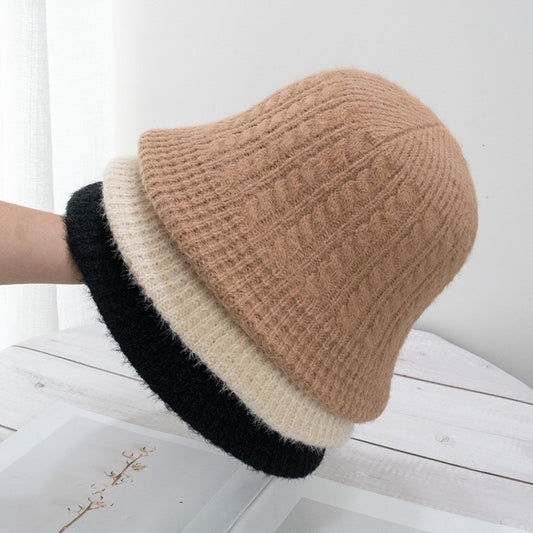 Women's Fried Dough Twists Knitting Casual Warm Hat