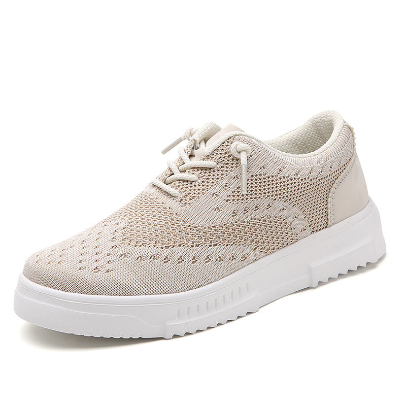 Mesh Breathable Canvas Shoes Block Couple Shoes