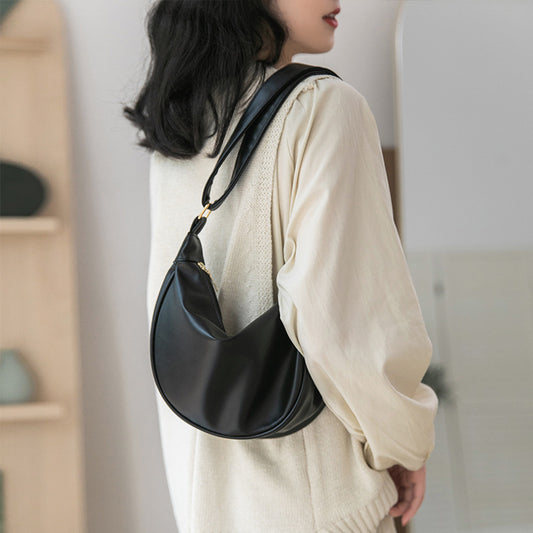 Versatile High-end PU Soft Leather Shoulder Bag