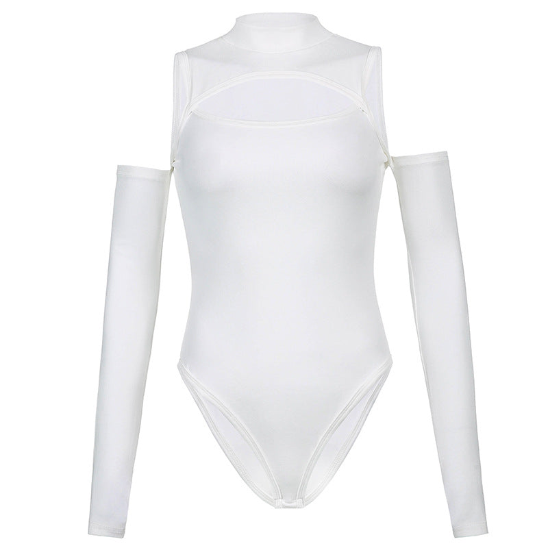 Women's Skinny Long Sleeve Square Neck Bodysuit