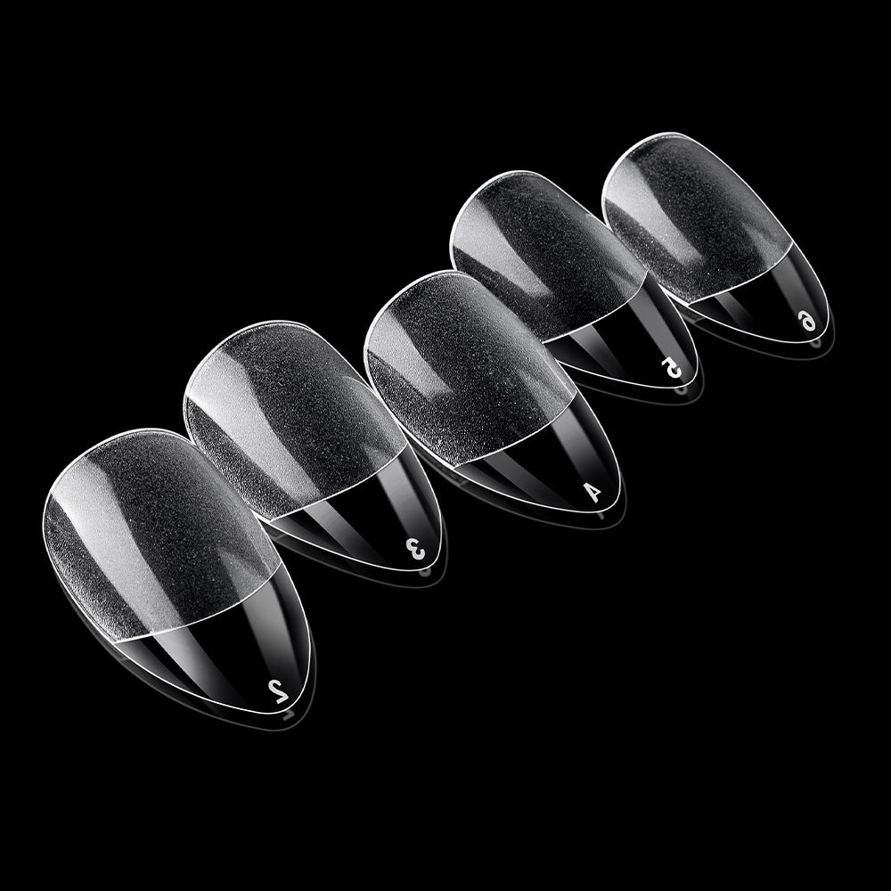 High Quality Transparent Seamless Square Long Ballet Frosted Fake Nails