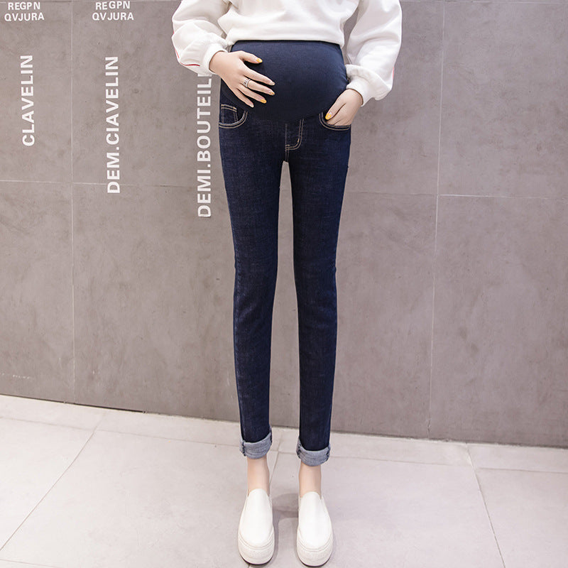 Pregnant Women's Fashion INS Wind Belly Support Trousers