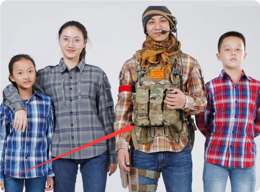 Breathable And Wear-resistant Checkered Shirts For Military