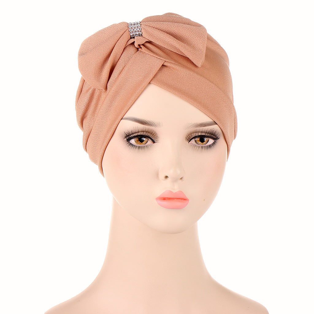 Tangled Bow Fashion Bandana Hat Forehead Cross