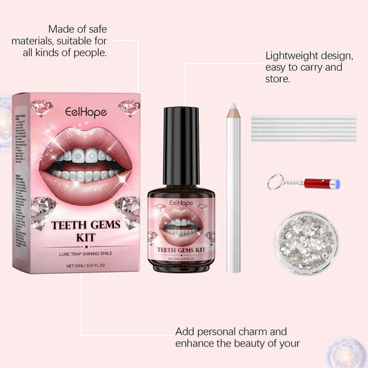 Tooth-decoration Rhinestone Create Smile DIY Decoration Suit