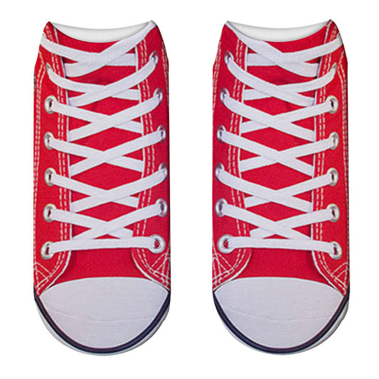New Sneakers Print New 3D Women's Socks