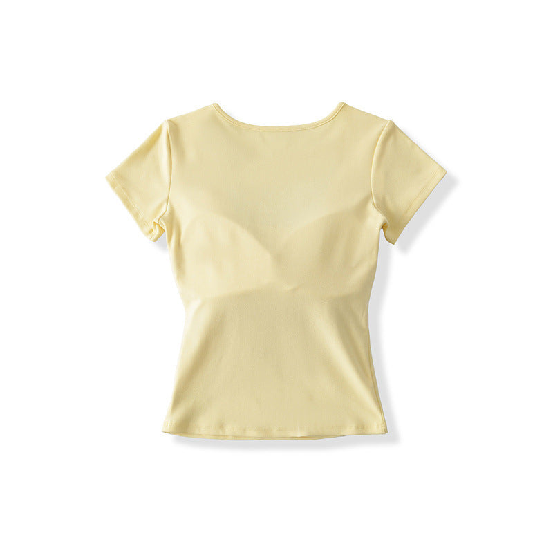 Summer Hot Girl Sexy Short Sleeve T-shirt