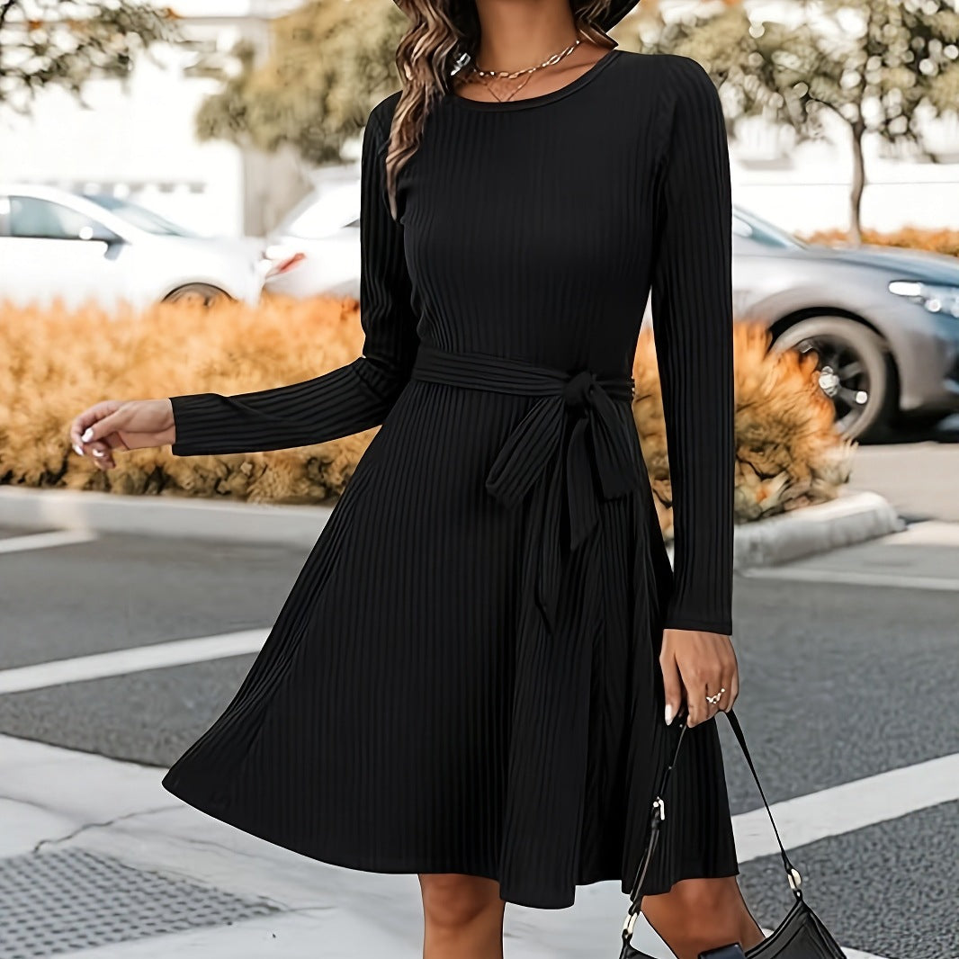 Elegant Long-sleeve Dress For Women