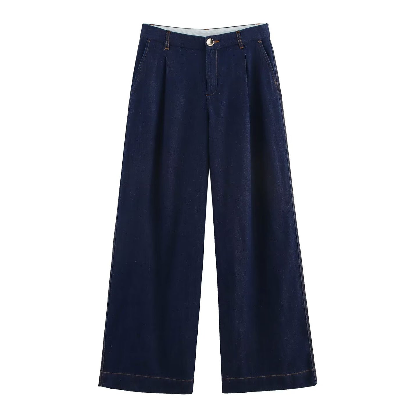Women's Summer New Denim Shirt High Waist Jeans