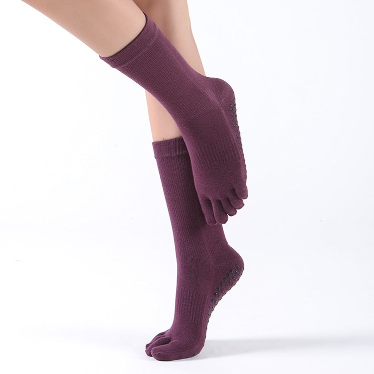 Yoga Socks Over The Knee Full Finger Half Finger Long Tube