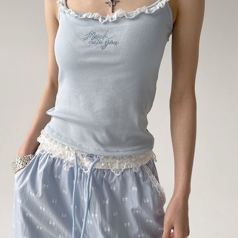 Women's Lace Camisole With Chest Pad
