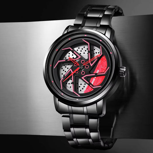 Stylish And Cool Quartz Mens Watch With A Steel Bandtrendy And Fashionable