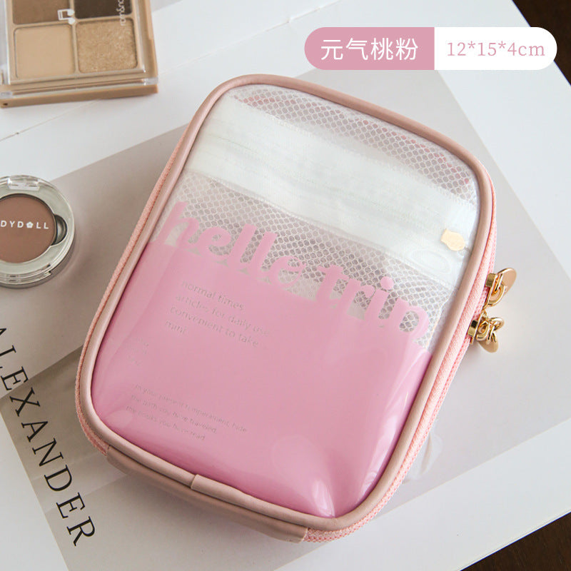 Portable Large Capacity Buggy Bag Business Trip Travel Skincare Wash Box