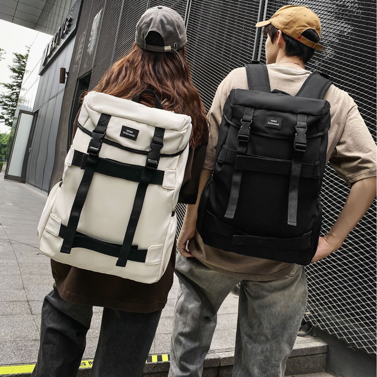 Ny multifunktionel streetwear-rygsæk, trendy og afslappet rejserygsæk