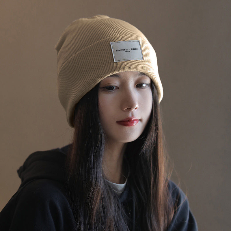 Knitted Hat Women's Winter Korean Style Fashion All-matching