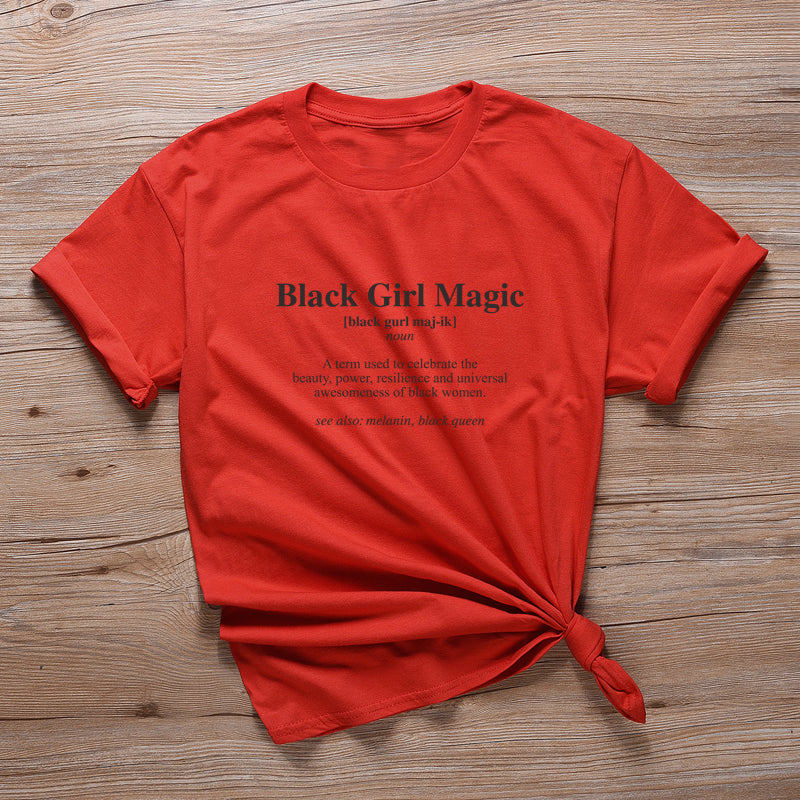 Men's And Women's Round Neck Loose Short Sleeve T-shirt
