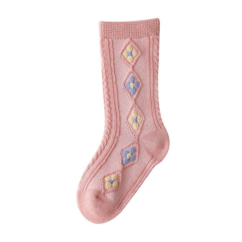 Children's Girls' Breathable Loose-mouth Baby Socks