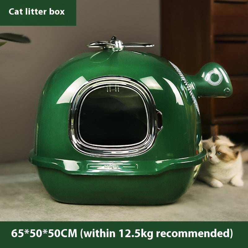 Oversized Litter Box Large Space Splash-proof