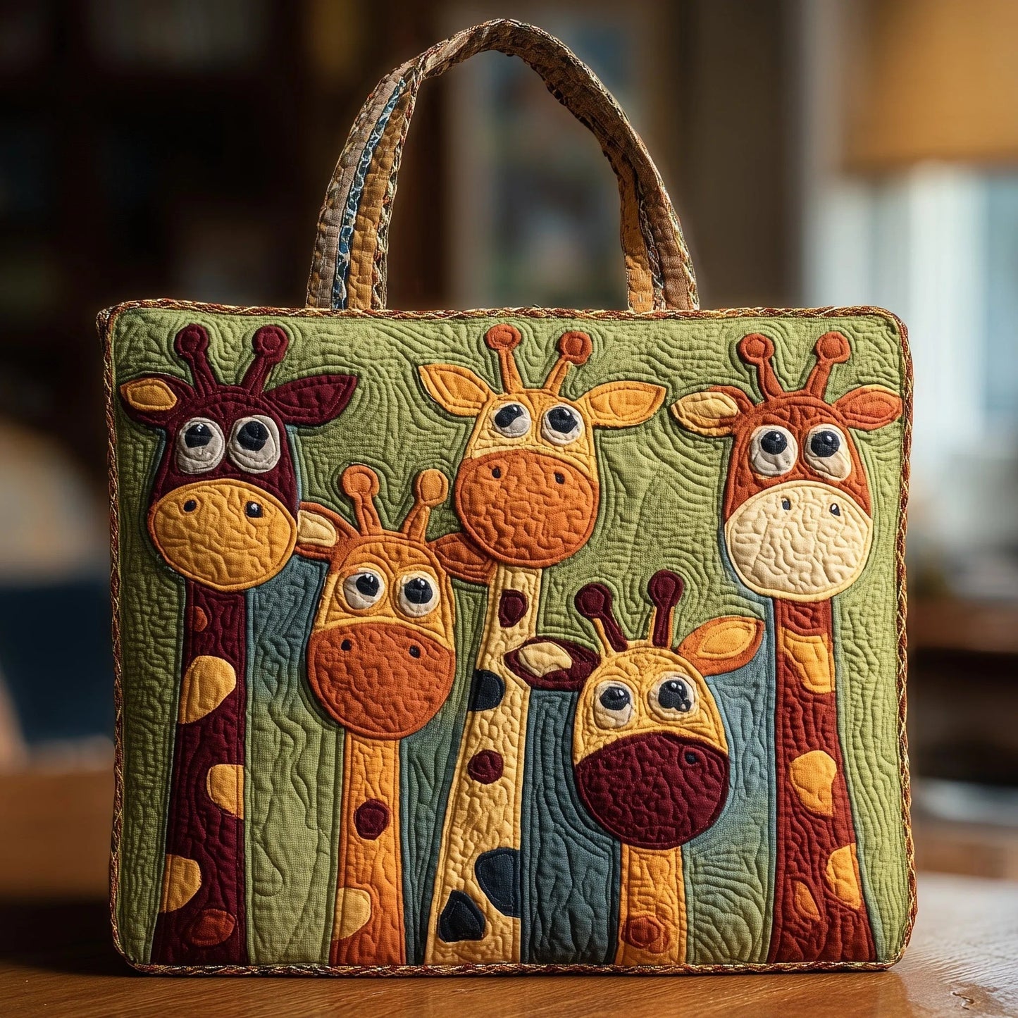 New Digital-print Tote Bag With A Personalized Floral Design In Canvas