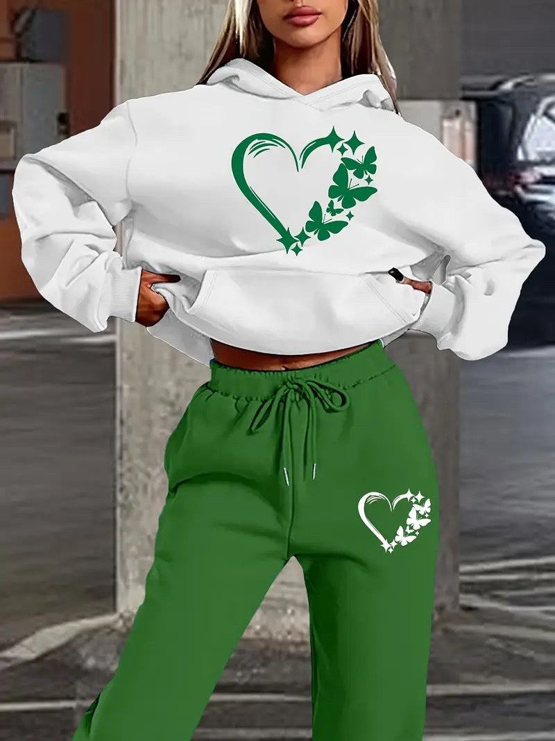 Polyester Sweatersæt Hættetrøje Sport