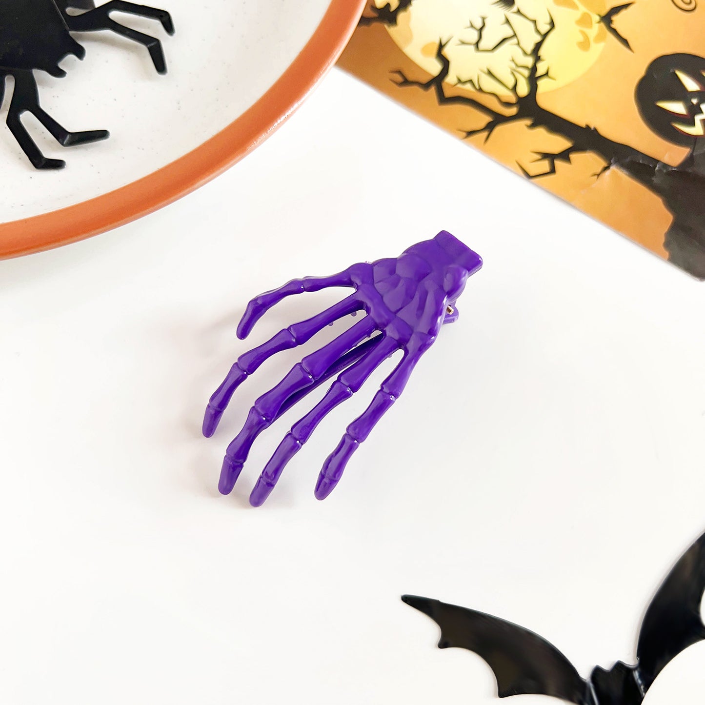 Halloween Skull Harajuku Hand Bone Hair Clip