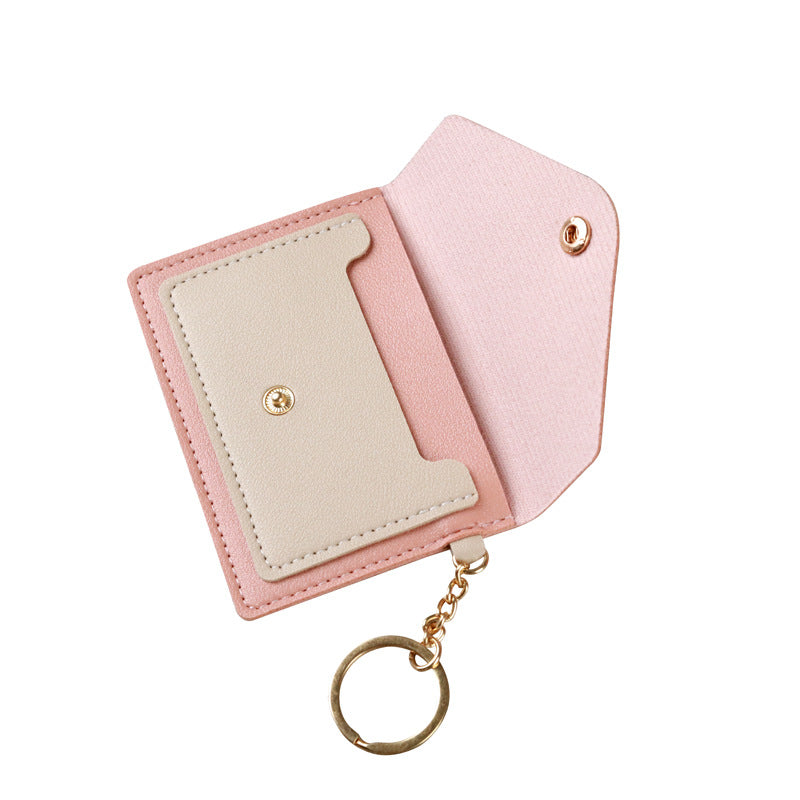 Candy Color Key Chain Ornament Student Bus Card Set