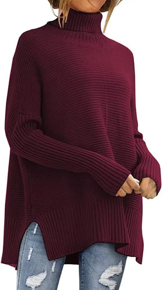 Lazy Wind Bat Sleeve Loose Pullover Sweater