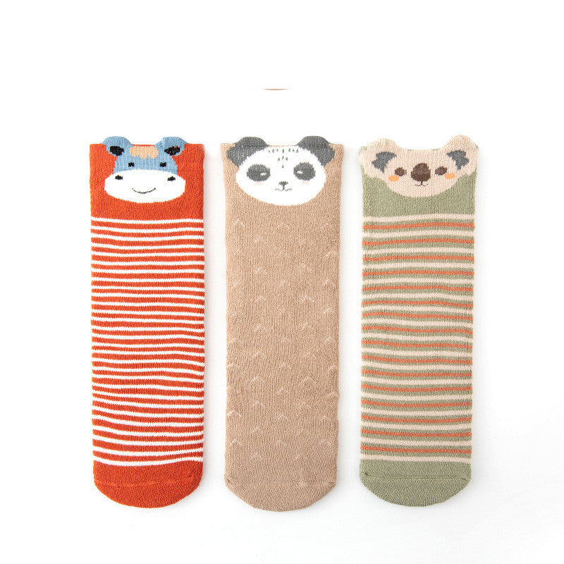 Autumn And Winter New Three-dimensional Cartoon Animal Children's Socks