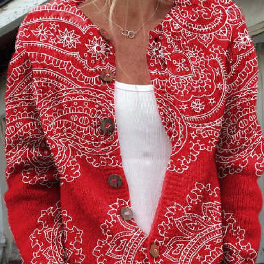 New 3D Digital Printing Cardigan Sweater