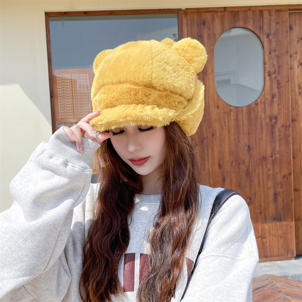 Plush Ear Baseball Windproof Ear Protection