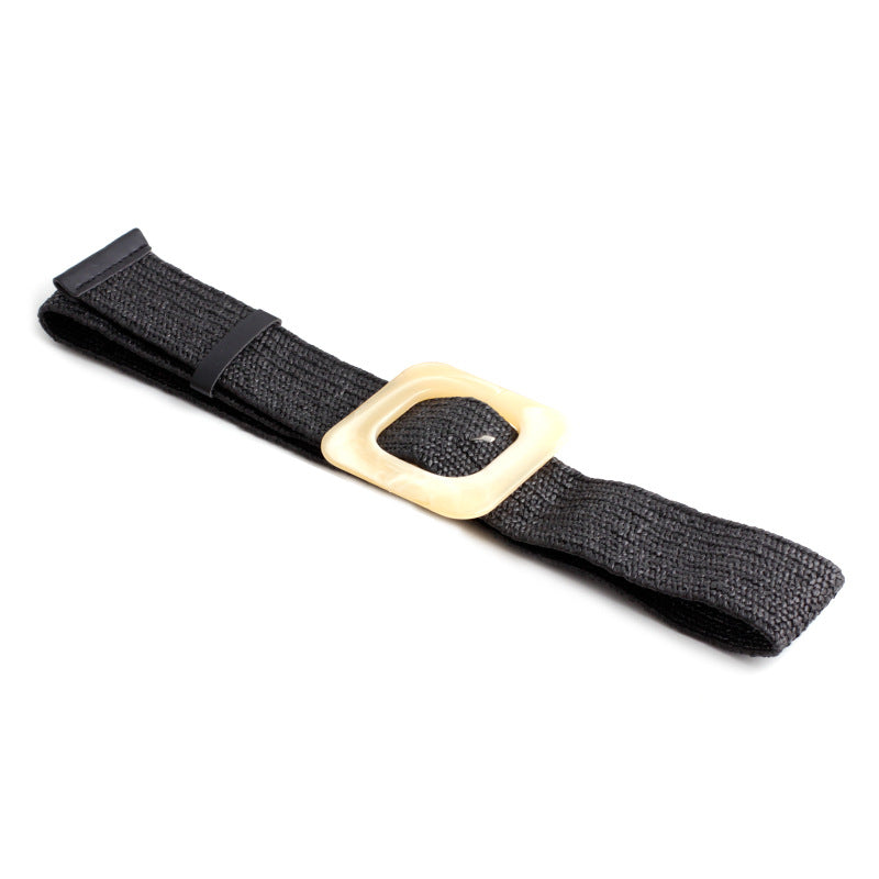All-match stretch pants belt